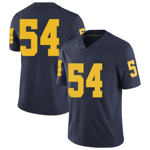 Adam Fakih Michigan Wolverines Men's NCAA #54 Navy Limited Brand Jordan College Stitched Football Jersey QES5854RH